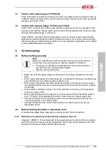 Preview for 31 page of Flux F 550 GS6 Series Main Operating Instructions