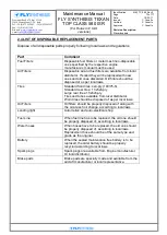 Preview for 13 page of Fly Synthesis Texan top class 580 ISR Maintenance Manual