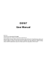 Preview for 1 page of FLY DS187 User Manual