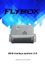 Flybox Oblo backup system 2.0 Manual preview