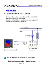 Preview for 9 page of Flybox Oblo backup system 2.0 Manual