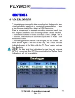 Preview for 79 page of Flybox Vigilus Operating Manual