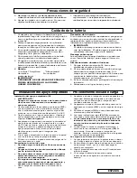 Preview for 31 page of Flymo CONTOUR POWER PLUS CORDLESS CCT25 Important Information Manual