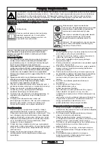 Preview for 44 page of Flymo Sabre Cut HTC24A Original Instructions Manual