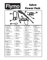 Flymo Sabre Power Pack Manual preview