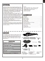 Preview for 3 page of FMS J-3 V3 Instruction Manual