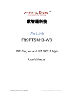 Fn-Link F89FTSM13-W3 User Manual preview