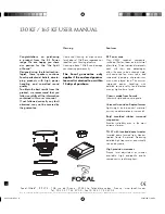 Focal 130 KF User Manual preview