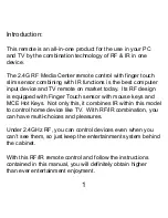 Preview for 2 page of Focus RM-868 User Manual