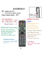 Preview for 3 page of Focus RM-868 User Manual