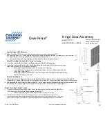 Preview for 12 page of Folding Guard Qwik-Fence Installation Instructions Manual