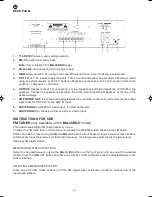 Preview for 6 page of FONESTAR MA-30 Instruction Manual