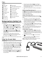 Preview for 5 page of FoodSaver FFS005 Reference Manual