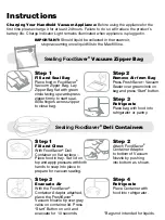 Preview for 4 page of FoodSaver Freshsaver Reference Manual