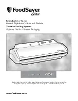 FoodSaver V2240 Reference Manual preview