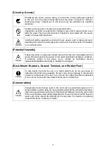 Preview for 5 page of FOR-A FA-10RU Operation Manual