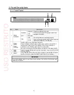 Preview for 8 page of FOR-A VTW-350HS Operation Manual