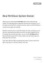 Preview for 3 page of ForaCare Pet Gluc Owner'S Manual