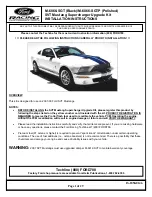 Ford Racing M-6066-SGT Installation Instructions Manual preview