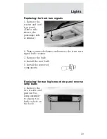 Preview for 19 page of Ford 2002 Think Owner'S Manual