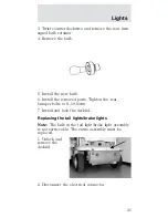 Preview for 21 page of Ford 2002 Think Owner'S Manual