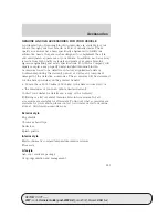 Preview for 259 page of Ford Zephyr 2007 Owner'S Manual