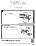 Preview for 7 page of Foremost BTS-1005E-W Operating Manual, Installation Steps