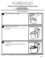 Preview for 21 page of Foremost BTS-1005E-W Operating Manual, Installation Steps