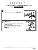 Preview for 27 page of Foremost BTS-1005E-W Operating Manual, Installation Steps