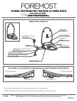 Preview for 31 page of Foremost BTS-1005E-W Operating Manual, Installation Steps