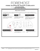 Preview for 39 page of Foremost BTS-1005E-W Operating Manual, Installation Steps