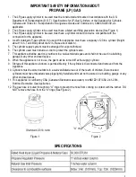 Preview for 3 page of Foremost FIGS545GFPB Manual