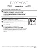 Preview for 4 page of Foremost TT-8207-WL3 Instructions Manual