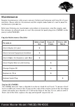 Preview for 15 page of Forest-Master FM4DDE Manual