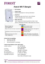 Preview for 2 page of Forest Wi-Fi Dongle Quick Start Manual