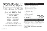 Preview for 4 page of Formawell Beauty 1FWBRSC1-AU Operating Instructions  & Safety Manual