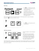 Preview for 13 page of Formech 450DT Installation, Operating And Service Manual