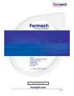 Preview for 30 page of Formech 508DT Installation, Operating And Service Manual