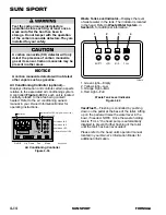 Preview for 56 page of Formula SUN SPORT Owner'S Manual