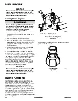 Preview for 86 page of Formula SUN SPORT Owner'S Manual