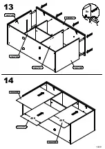 Preview for 14 page of Forte Aliklia AKLB231 Assembling Instruction