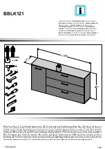 Preview for 1 page of Forte BBLK121 Assembly Instructions Manual