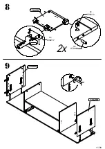 Preview for 11 page of Forte BBLT131 Assembling Instruction