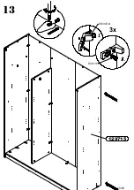 Preview for 15 page of Forte Bellevue BLQS128T1 Assembling Instruction