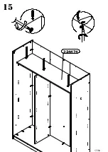 Preview for 17 page of Forte Bellevue BLQS128T1 Assembling Instruction