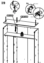 Preview for 20 page of Forte Bellevue BLQS128T1 Assembling Instruction