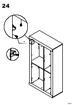 Preview for 23 page of Forte BLKV621L Assembling Instruction