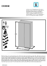 Preview for 1 page of Forte Cadixo CDXS82 Assembling Instruction