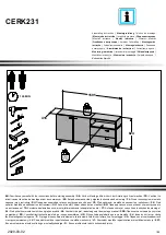 Preview for 1 page of Forte CERK231 Assembling Instruction