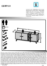 Preview for 1 page of Forte CERT131 Assembling Instruction